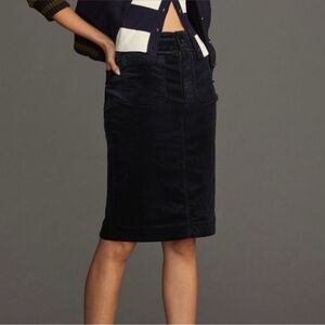 Anthropology Maeve Corduroy Skirt